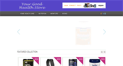 Desktop Screenshot of feelgoodhealthstore.com